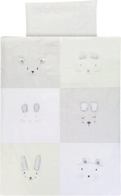 Alvi Kinderbettwäsche Faces, 100 X 135 + 40 X 60 Cm