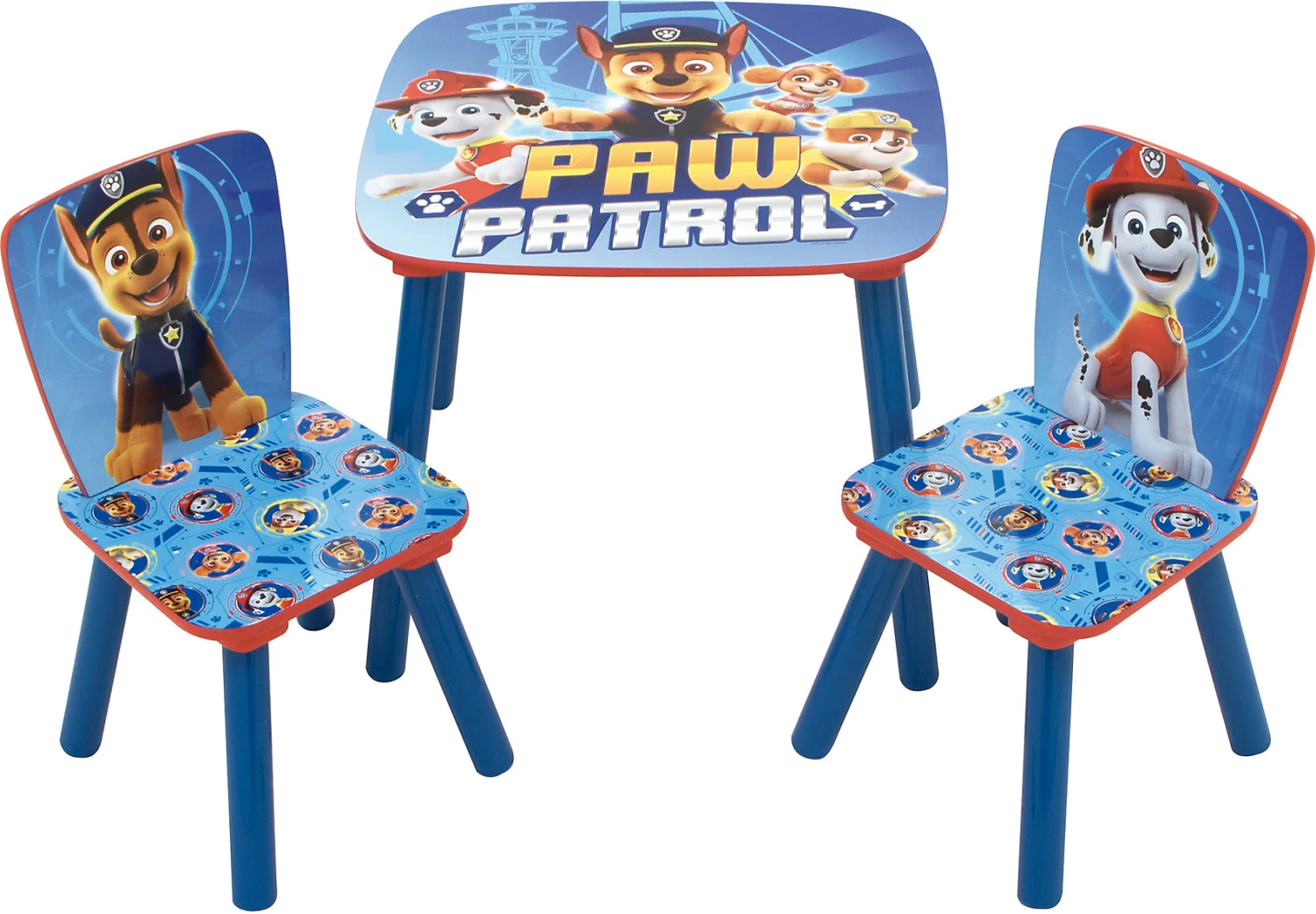 Kindersitzgruppe Paw Patrol, Tisch & 2 Stühle 2 Kindersitzgruppe Paw Patrol, Tisch & 2 Stühle – Bild 2