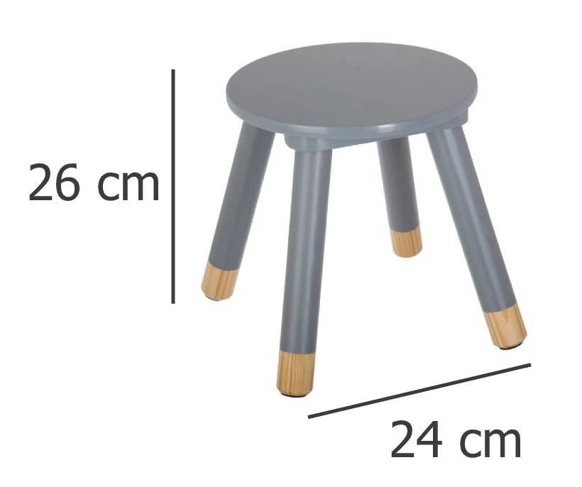 Hocker In Grau 5 Hocker In Grau – Bild 5