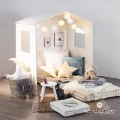 Hocker In Weiß -Kindermöbel atmosphera createur dinterieur hocker in weiss 6