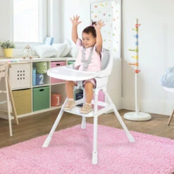Hochstuhl Simple, Weiß 5 Hochstuhl Simple, Weiß -Kindermöbel babygo hochstuhl simple weiss 2