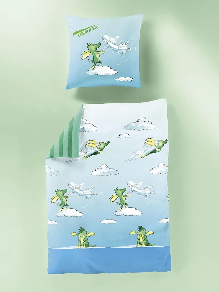 Renforcé-Bettwäsche-Set In Hellblau 1 Renforcé-Bettwäsche-Set In Hellblau