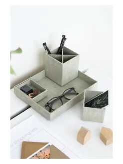 4tlg. Set: Desktop-Organizer "Lena" In Beige -Kindermöbel bigsobox 4tlg set desktop organizer lena in beige 4