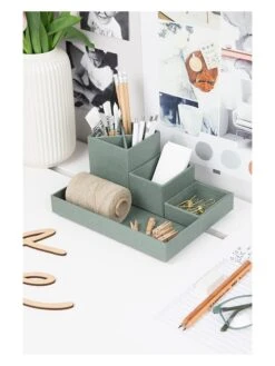 4tlg. Set: Desktop-Organizer "Lena" In Grün -Kindermöbel bigsobox 4tlg set desktop organizer lena in grun 3