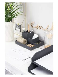 4tlg. Set: Desktop-Organizer "Lena" In Schwarz -Kindermöbel bigsobox 4tlg set desktop organizer lena in schwarz 8