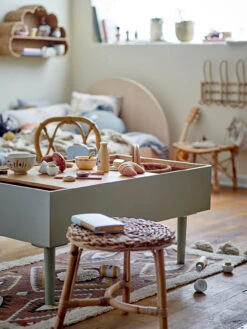 Lolo Bücherregal, Natur, Bankuan-Gras -Kindermöbel bloomingville mini lolo bucherregal natur bankuan gras 4