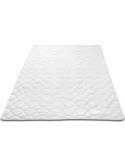 Wildseiden-Steppdecke In Weiß