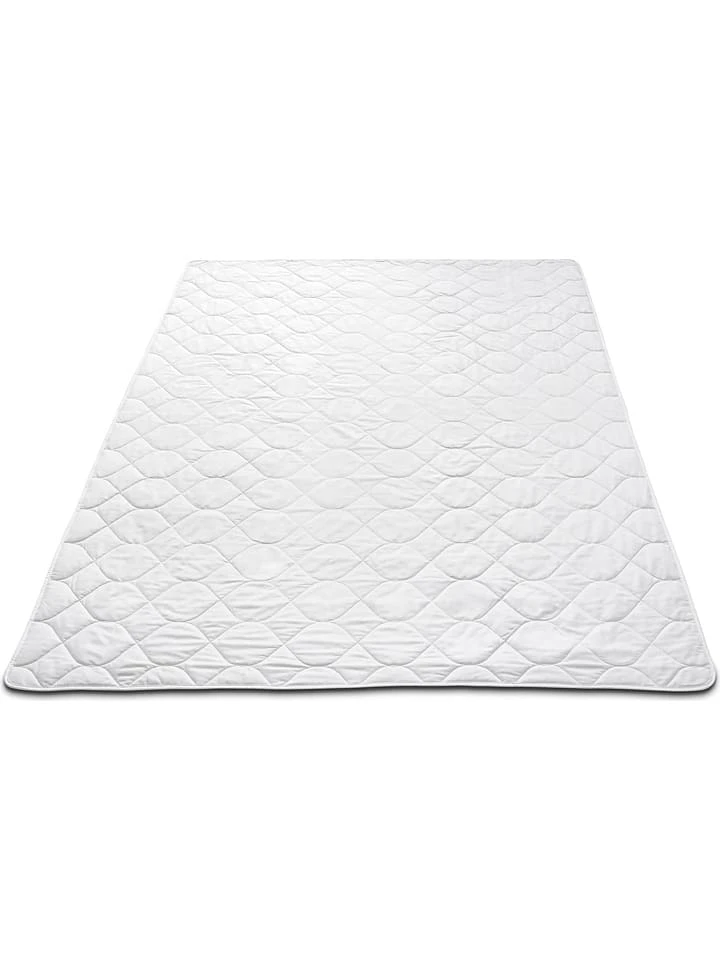 Wildseiden-Steppdecke In Weiß 1 Wildseiden-Steppdecke In Weiß