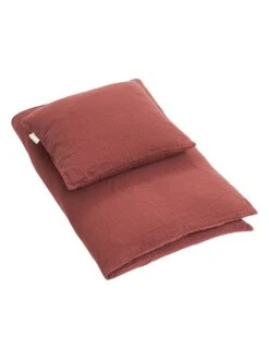 Titelseite 22 Bettwäsche-Set In Bordeaux - (L)140 X (B)100 Cm