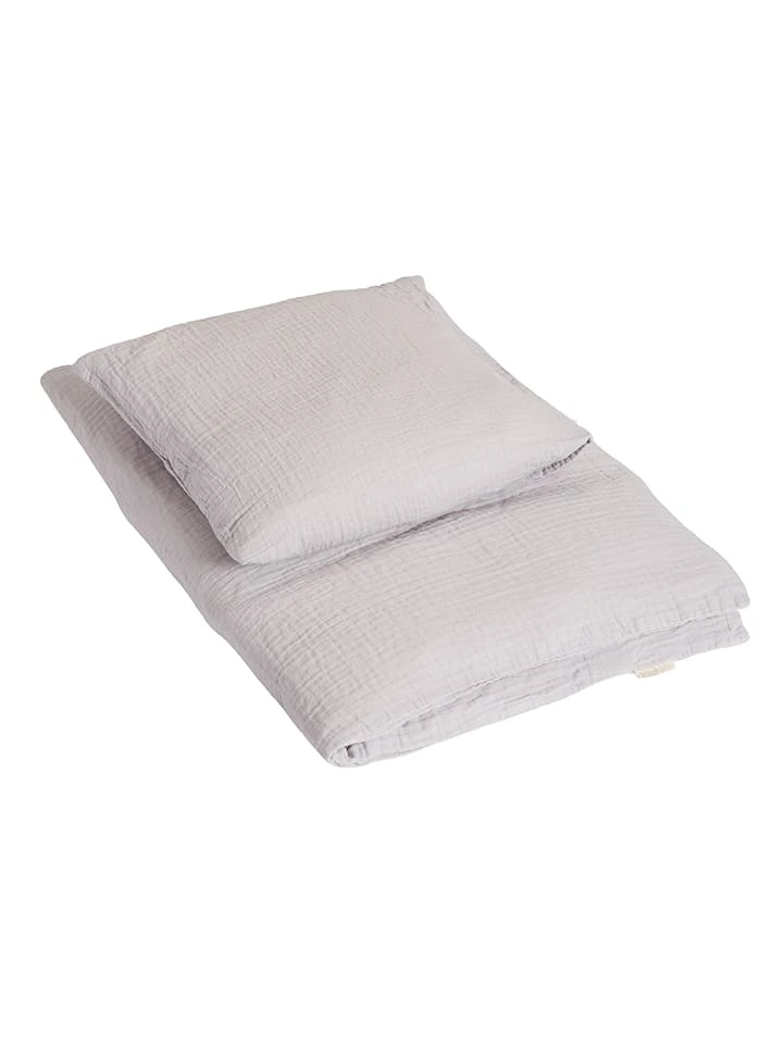 Bettwäsche-Set In Hellgrau - (L)140 X (B)100 Cm 1 Bettwäsche-Set In Hellgrau - (L)140 X (B)100 Cm