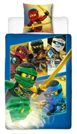 Jungen Bettwäsche-Set "Lego Ninjago - Team Ready" In Bunt