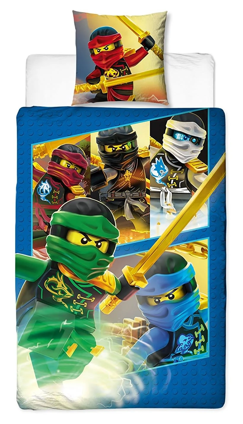 Jungen Bettwäsche-Set "Lego Ninjago - Team Ready" In Bunt 1 Jungen Bettwäsche-Set "Lego Ninjago - Team Ready" In Bunt