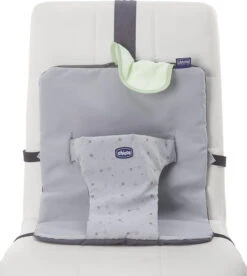 CHICCO Sitzerhöhung Wrappy Mit Sicherheitsgurt, Grau
