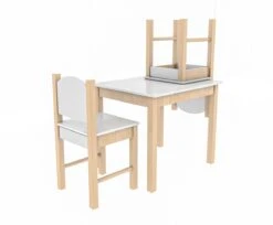 Kindersitzgruppe "Stefano" In Weiß -Kindermöbel coemo kindersitzgruppe stefano in weiss 3