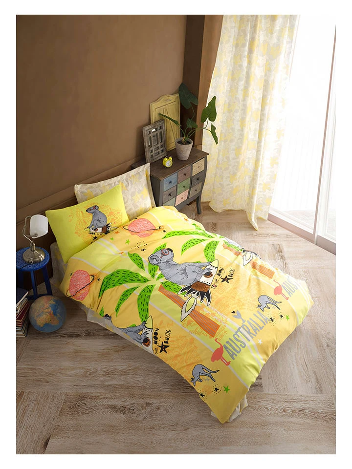 Bettwäsche-Set "Koala" In Gelb 1 Bettwäsche-Set "Koala" In Gelb