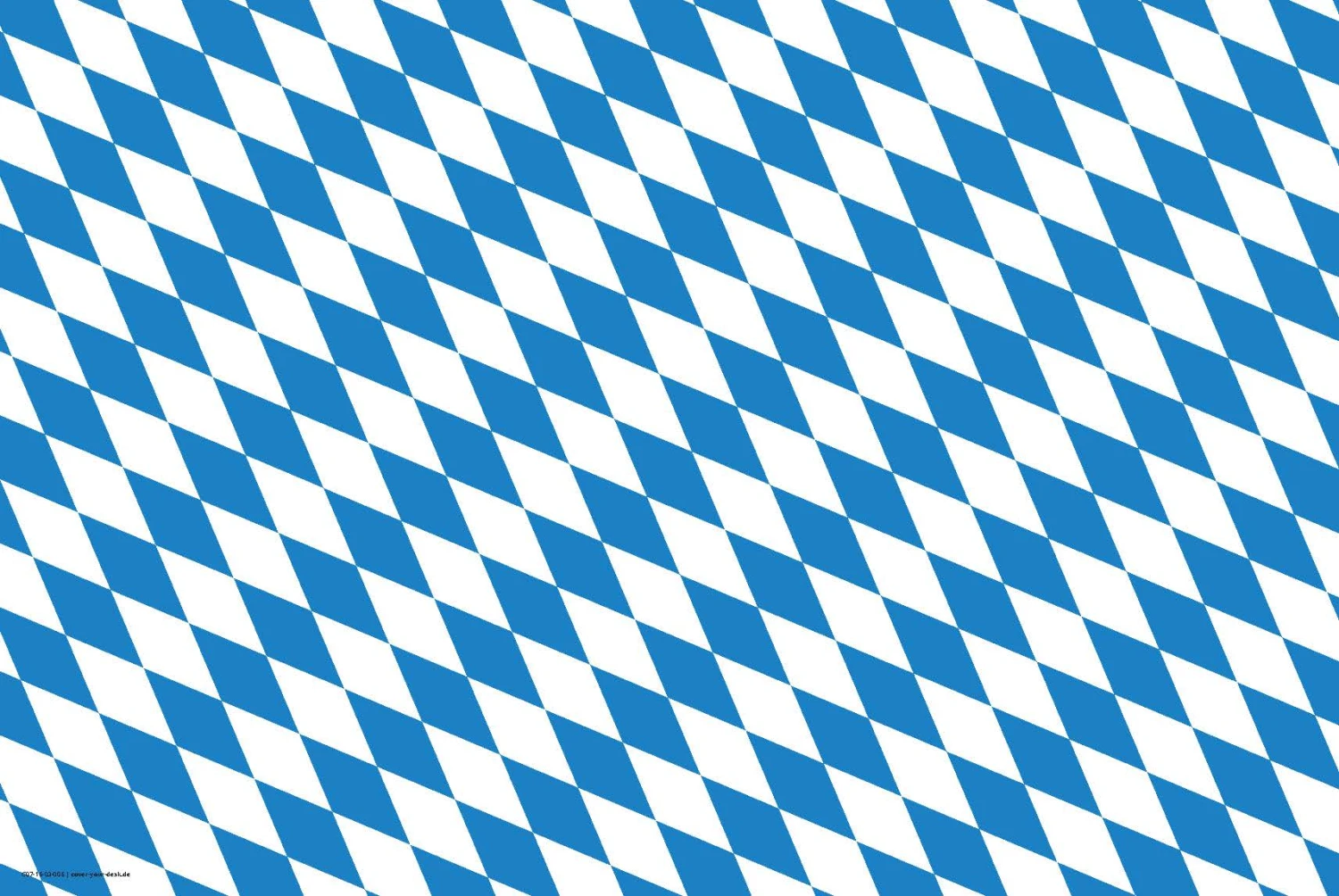 Schreibtischunterlage "Bayrische Flagge" In Weiß/Blau (L)60 X (B)40 2 Schreibtischunterlage "Bayrische Flagge" In Weiß/Blau (L)60 X (B)40 – Bild 2