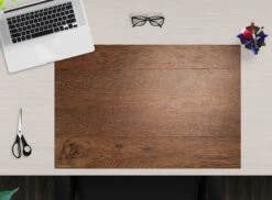 Schreibtischunterlage "Holzplatten Muster" In Braun (L)60 X (B)40