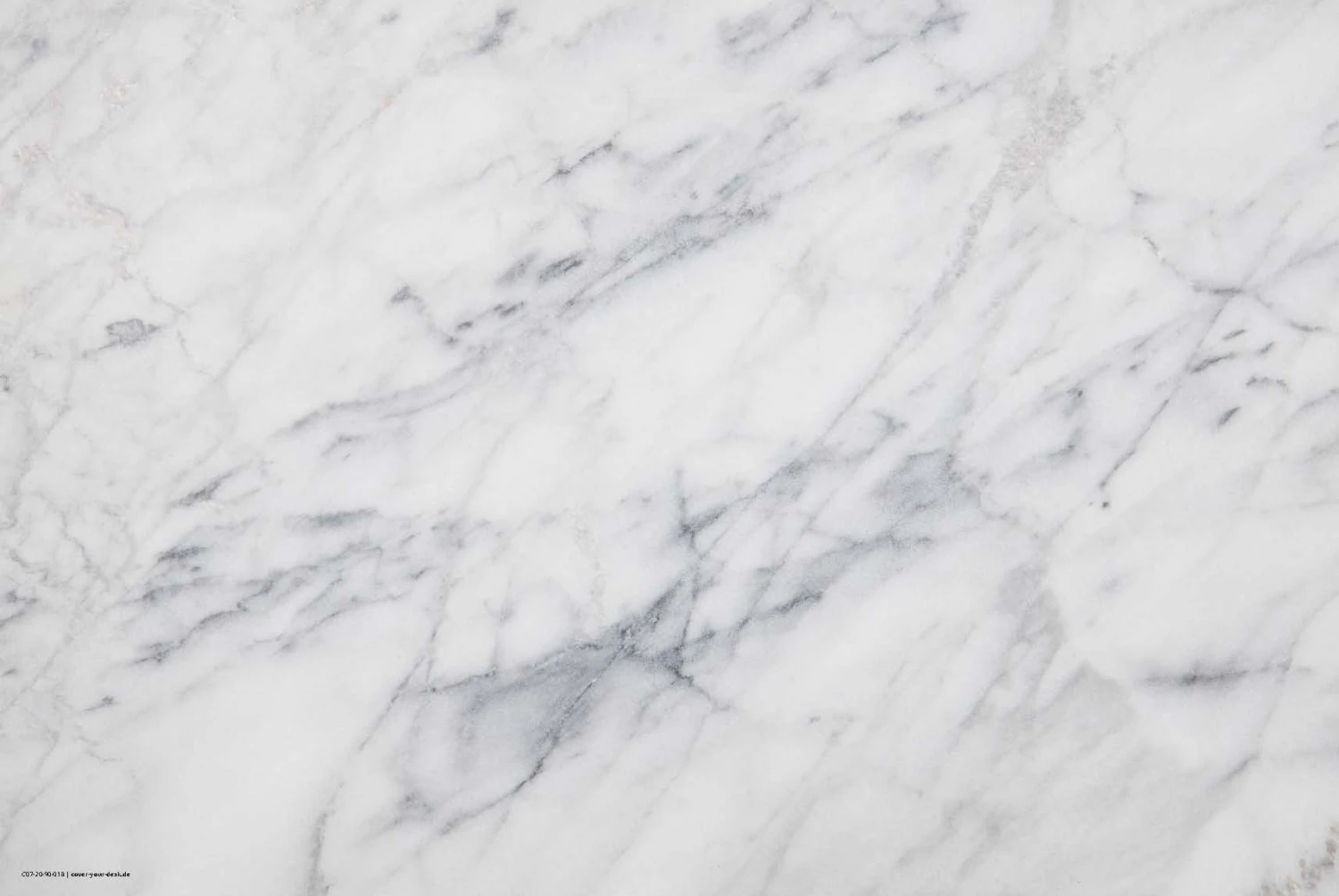 Schreibtischunterlage "Marmor Muster" In Weiß (L)60 X (B)40 2 Schreibtischunterlage "Marmor Muster" In Weiß (L)60 X (B)40 – Bild 2