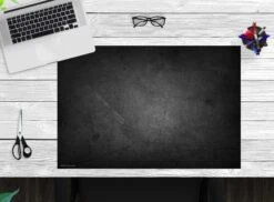 Schreibtischunterlage "Schieferplatten Muster" In Schwarz (L)60 X (B)40