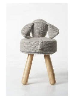 Hocker "Billy" In Grau - (B)40 X (H)45 X (T)20 Cm -Kindermöbel crochetts hocker billy in grau b 40 x h 45 x t 20 cm 5