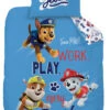 Wende-Kinderbettwäsche PAW Patrol, Renforcé, 135 X 200 + 80 X 80 Cm