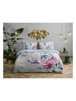 Satin-Bettwäsche-Set "Mondet" In Grau/ Bunt 8 Satin-Bettwäsche-Set "Mondet" In Grau/ Bunt -Kindermöbel descanso satin bettwasche set mondet in grau bunt 2