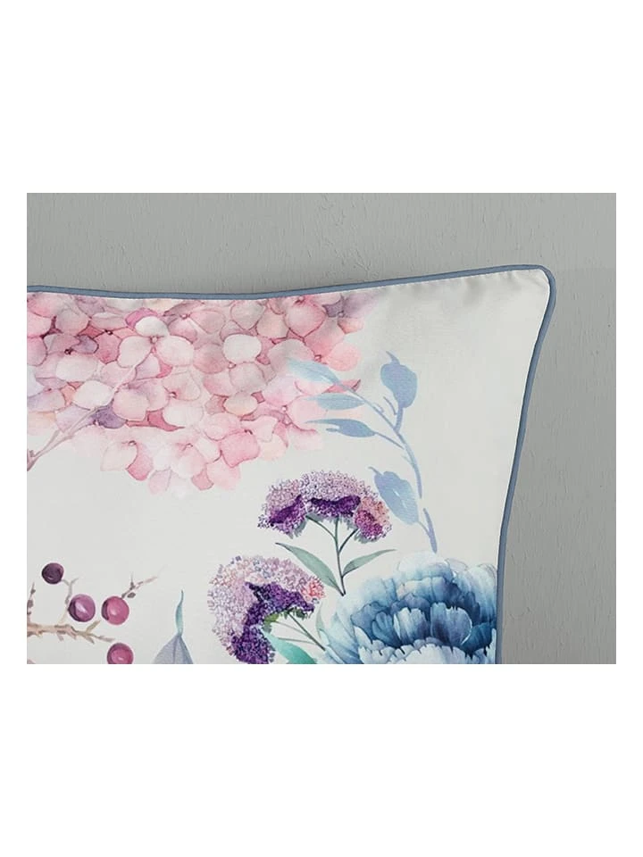 Satin-Bettwäsche-Set "Mondet" In Grau/ Bunt 5 Satin-Bettwäsche-Set "Mondet" In Grau/ Bunt – Bild 5