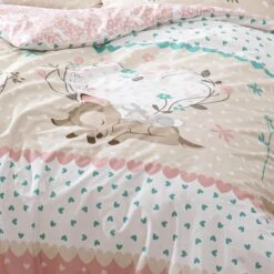 Mädchen Bettwäsche-Set "Disney's Bambi" In Bunt 8 Mädchen Bettwäsche-Set "Disney's Bambi" In Bunt -Kindermöbel disney madchen bettwasche set disneys bambi in bunt 3