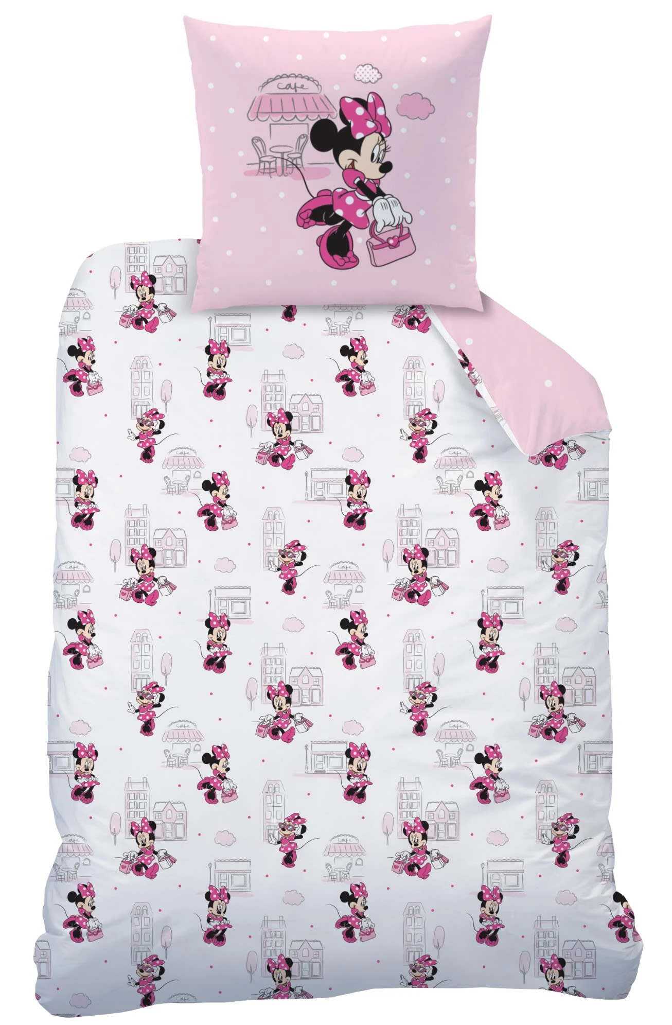 Mädchen Bettwäsche-Set Flanell "Disney's Minnie Mouse - Shopping" In Rosa 2 Mädchen Bettwäsche-Set Flanell "Disney's Minnie Mouse - Shopping" In Rosa – Bild 2