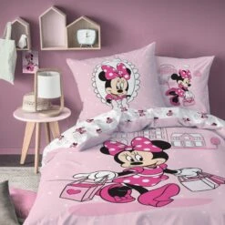 Mädchen Bettwäsche-Set Flanell "Disney's Minnie Mouse - Shopping" In Rosa 6 Mädchen Bettwäsche-Set Flanell "Disney's Minnie Mouse - Shopping" In Rosa -Kindermöbel disney minnie mouse madchen bettwasche set flanell disneys minnie mouse shopping in rosa 2