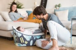 Doomoo Babysitzsack „Vegetal" In Blau -Kindermöbel doomoo babysitzsack vegetal in blau 2