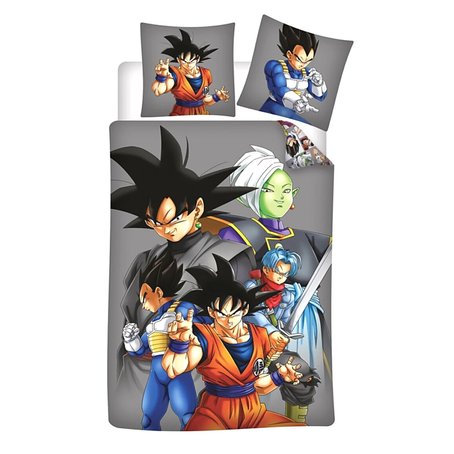2-tlg.Set: Bettwäsche Dragon Ball Super In Grau 1 2-tlg.Set: Bettwäsche Dragon Ball Super In Grau