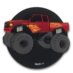 Ergobag Zubehör Klettie - 3D Silikon In Monstertruck