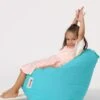 Kinder-Sitzsack In Türkis - (B)60 X (H)25 X (T)60 Cm