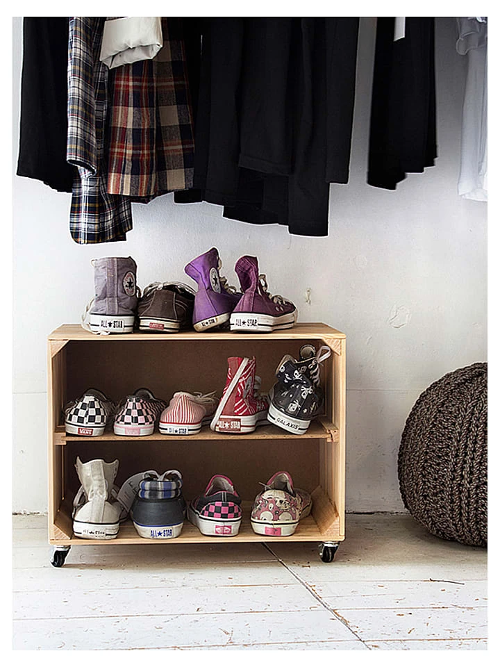 Rollregal In Kiefer - (B)50 X (H)34 X (T)35 Cm 2 Rollregal In Kiefer - (B)50 X (H)34 X (T)35 Cm – Bild 2