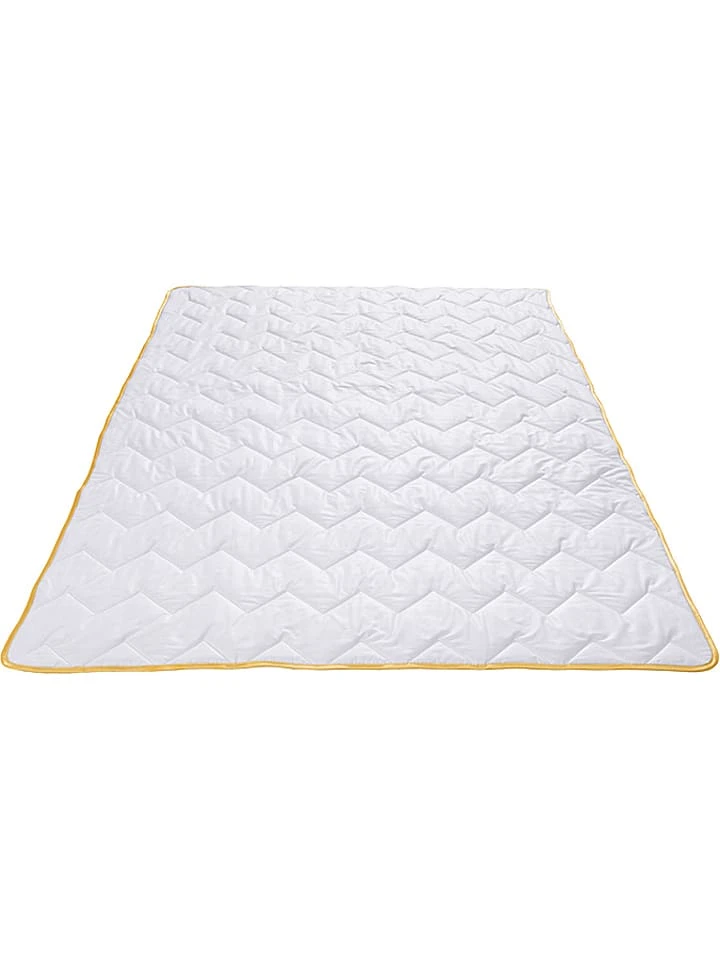 Sommer-Seiden-Steppdecke In Weiß 1 Sommer-Seiden-Steppdecke In Weiß