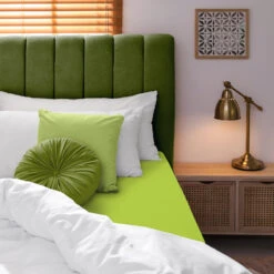 Jersey Premium Spannbettlaken JANNEBY In Farbe Apfelgrün -Kindermöbel gmd living jersey premium spannbettlaken janneby in farbe apfelgrun 3