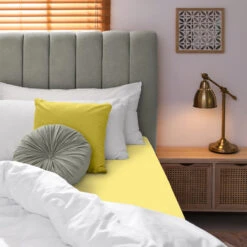 Jersey Premium Spannbettlaken JANNEBY In Farbe Gelb -Kindermöbel gmd living jersey premium spannbettlaken janneby in farbe gelb 3