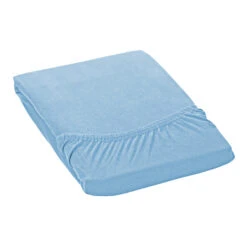 Jersey Premium Spannbettlaken JANNEBY In Farbe Hellblau