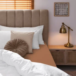 Jersey Premium Spannbettlaken JANNEBY In Farbe Nougat 7 Jersey Premium Spannbettlaken JANNEBY In Farbe Nougat -Kindermöbel gmd living jersey premium spannbettlaken janneby in farbe nougat 3