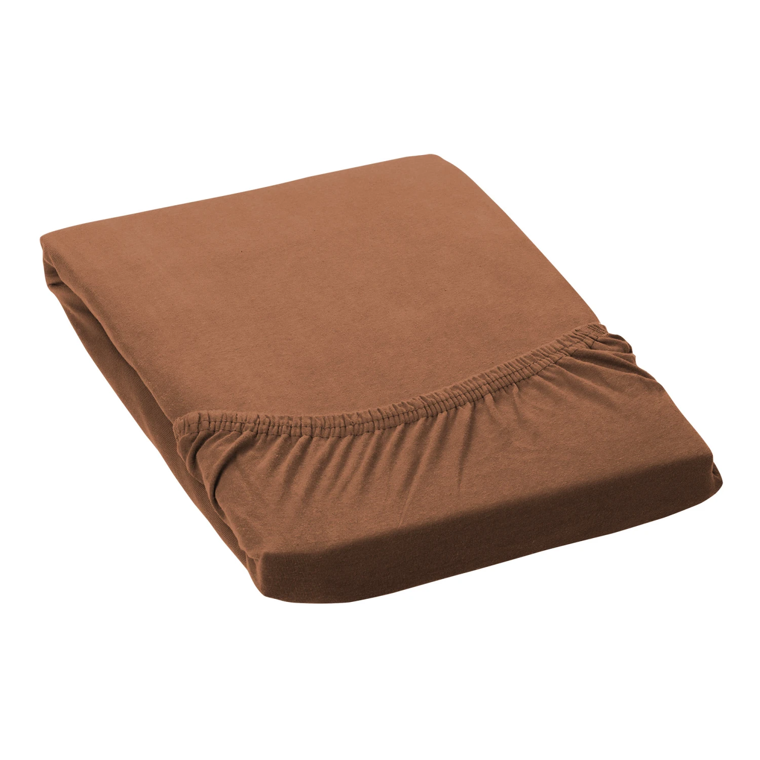 Jersey Premium Spannbettlaken JANNEBY In Farbe Nougat 1 Jersey Premium Spannbettlaken JANNEBY In Farbe Nougat