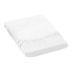 Jersey Spannbettlaken JANNEBY Für Babybett In Farbe Weiß