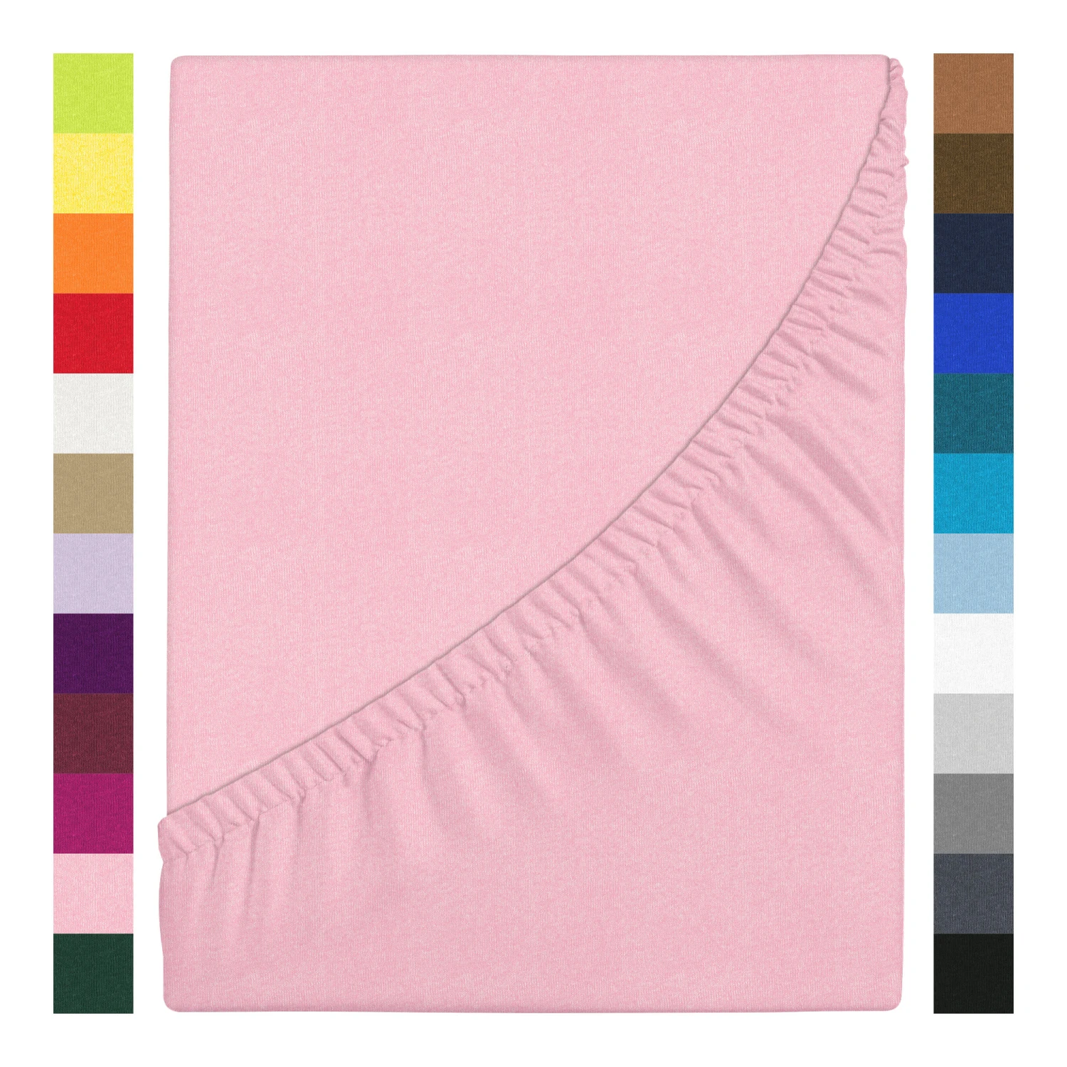 Jersey Spannbettlaken JANNEBY Für Babybett In Rosa 2 Jersey Spannbettlaken JANNEBY Für Babybett In Rosa – Bild 2