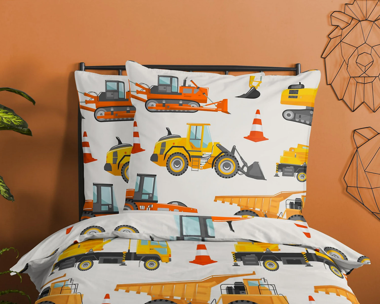 Bettwäsche Working, Baumwolle, 135 X 200 + 80 X 80 Cm 4 Bettwäsche Working, Baumwolle, 135 X 200 + 80 X 80 Cm – Bild 4