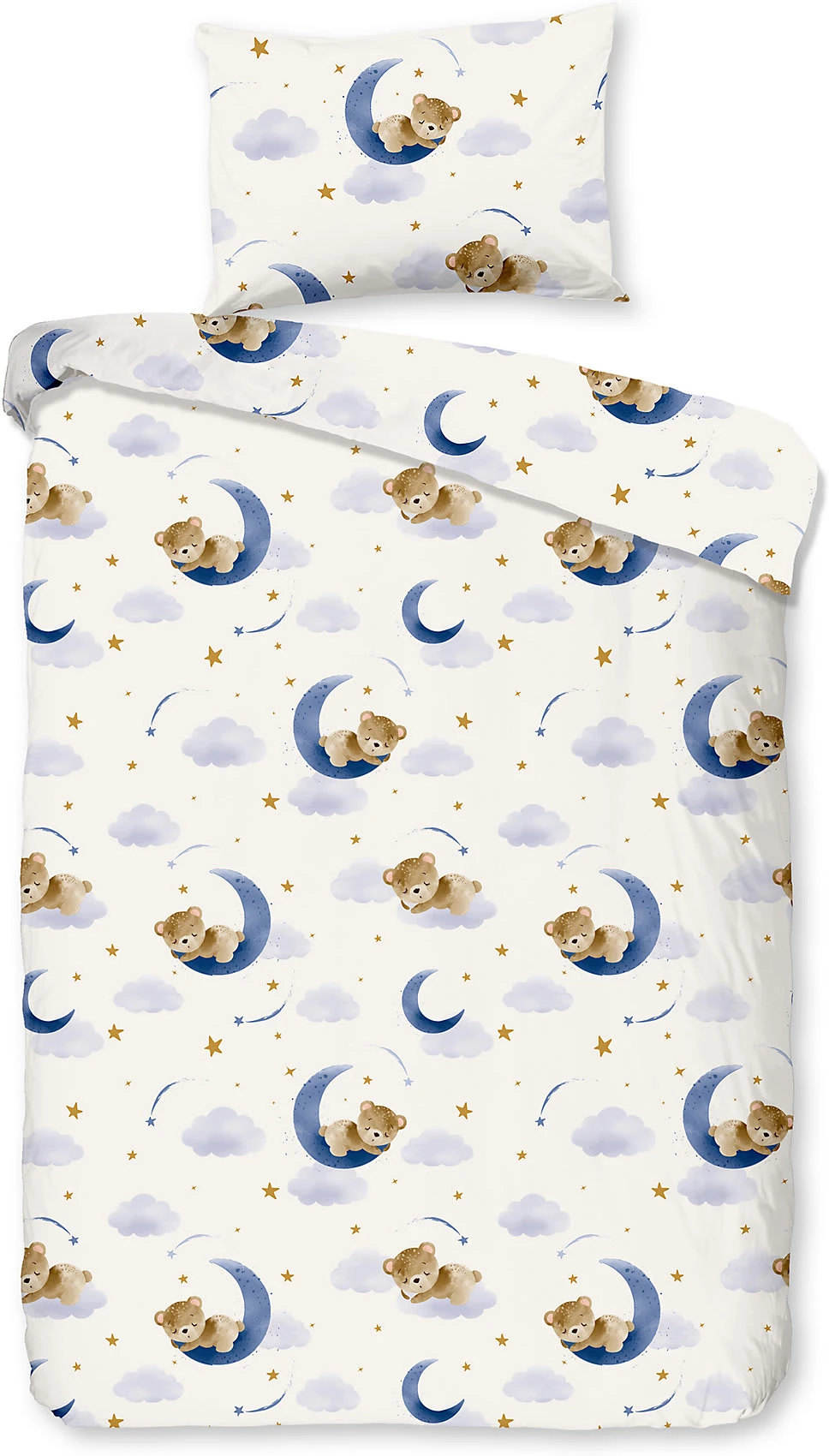 Kinder-Wendebettwäsche 100 X 135 Cm + 40 X 60 Cm Kids No.30431 Off-white 1 Kinder-Wendebettwäsche 100 X 135 Cm + 40 X 60 Cm Kids No.30431 Off-white