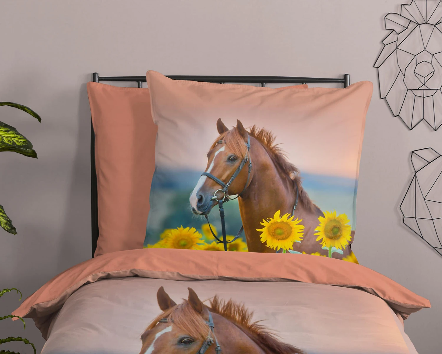 Kinder-Wendebettwäsche Beauty, Renforce, Bunt, 135 X 200 + 80 X 80 Cm 3 Kinder-Wendebettwäsche Beauty, Renforce, Bunt, 135 X 200 + 80 X 80 Cm – Bild 3