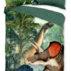 Kinder-Wendebettwäsche Jurassic, Renforce, 135 X 200 + 80 X 80 Cm Mit...