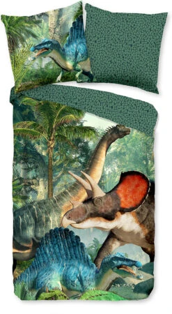 Kinder-Wendebettwäsche Jurassic, Renforce, 135 X 200 + 80 X 80 Cm Mit...