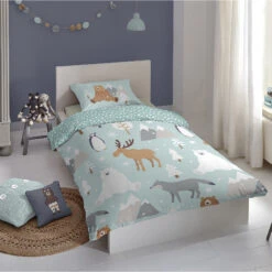 Titelseite -Kindermöbel good morning kinder wendebettwasche winter renforce mit reissverschluss 135 x 200 1