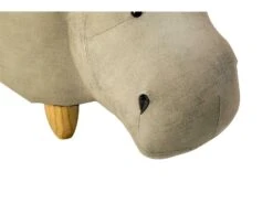 Tierhocker Nilpferd In Grau - L68 X B35 X H36 Cm -Kindermöbel happyhome tierhocker nilpferd in grau l68 x b35 x h36 cm 7